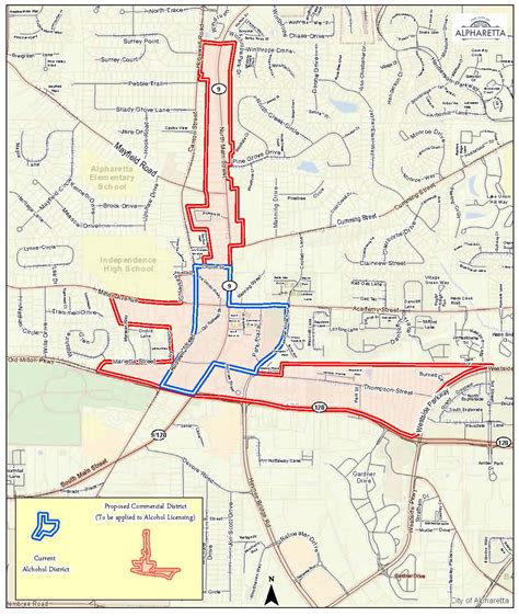 Map Of Avalon Alpharetta Ga