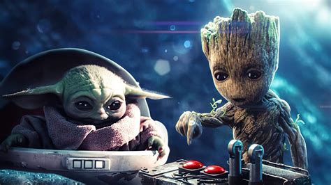 Desktop Baby Groot Wallpaper - EnWallpaper