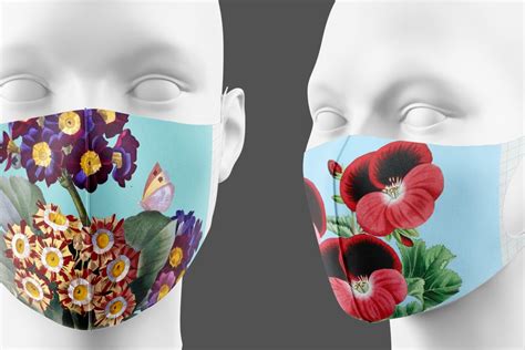 Face Mask Designs Sublimation (790326) | Sublimation | Design Bundles