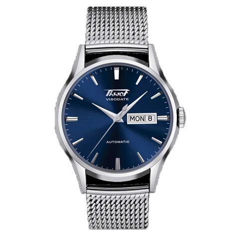 Tissot Heritage Visodate Automatic with Blue Dial in Stainless Steel | New York Jewelers Chicago