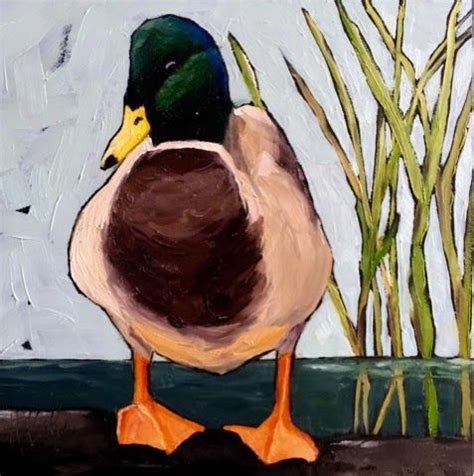 Mr. Mallard | Bird artwork, Acrylic painting canvas, Painting