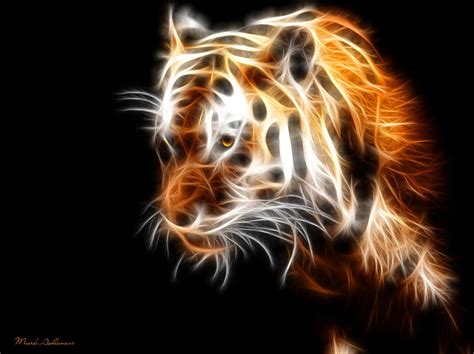 Tiger Digital Art by Mark Ashkenazi - Fine Art America