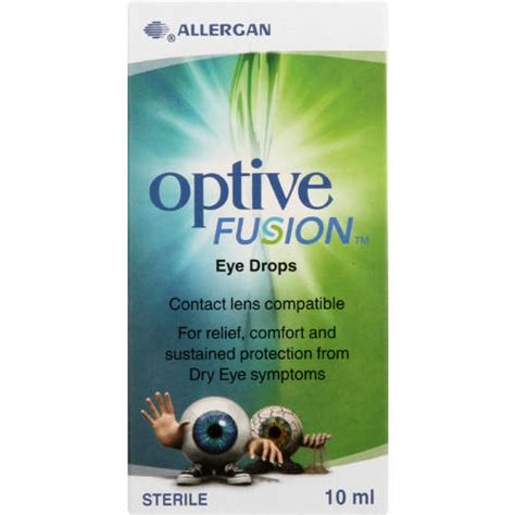 Optive Fusion Eye Drops 10ml - Clicks