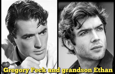 Gregory Peck and Grandson Ethan Peck: Celebrities Then and Now