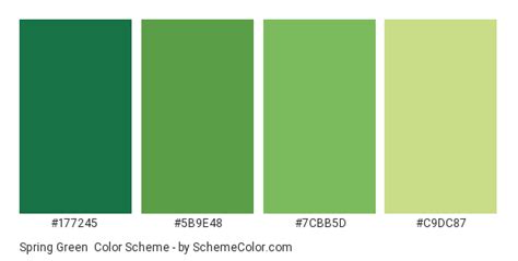 Spring Green Color Scheme » Green » SchemeColor.com