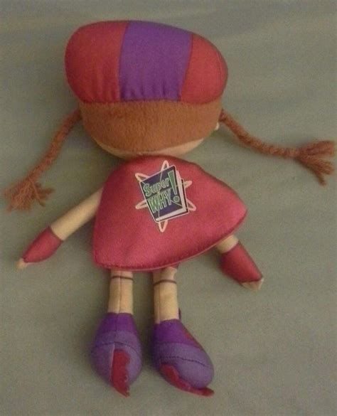 Super Why Wonder Red Doll Plush 8" PBS Learning Curve Rare | #1781123003