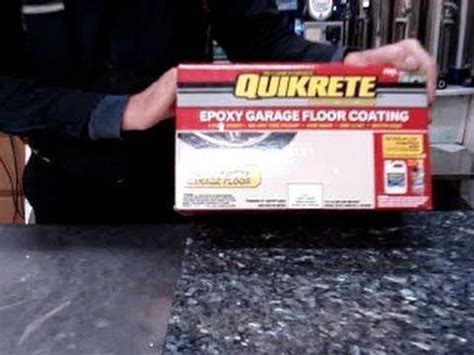 Quikrete Epoxy Garage and Basement Floor Painting - Mr. Hardware - YouTube | Garage floor epoxy ...