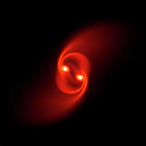 Binary Star Formation #2 by Science Photo Library