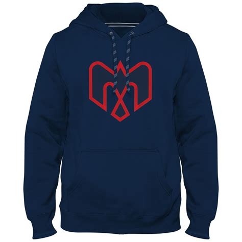 Montreal Alouettes CFL Express Twill Logo Hoodie - Navy | SportBuff Canada