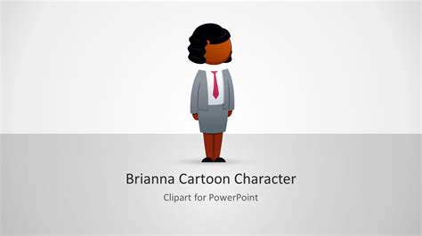 Brianna Character PowerPoint Clipart - SlideModel