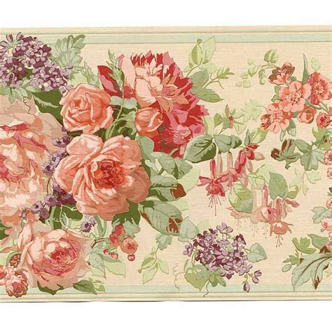 879156 Traditional Floral Wallpaper Border - Walmart.com - Walmart.com