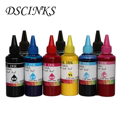 9 colors*100ml Pigmented Ink For Epson SureColor P600 P800 3800 3880 ...