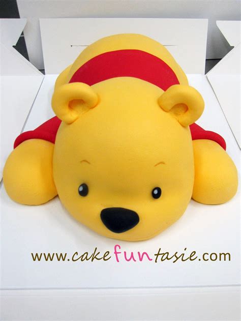 Cake Funtasie: 3D Baby Pooh Bear Cake