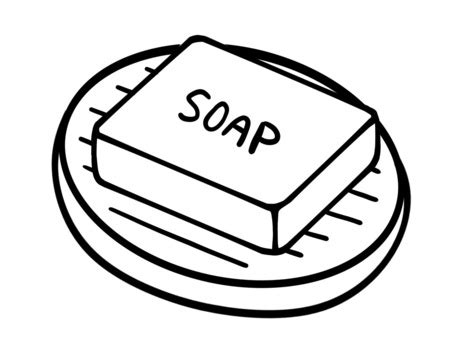 Free Vectors | Soap 2/Line drawing