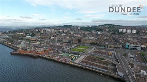 Dundee Waterfront + The V&A Dundee Museum of Design - Aerial Drone 360 ...