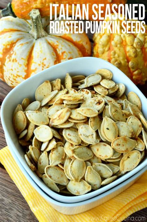 Italian Seasoned Roasted Pumpkin Seeds