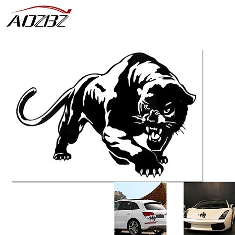 Car styling Tiger Car Sticker Decals Window Wall Sticker 7.7*5.4" PET ...