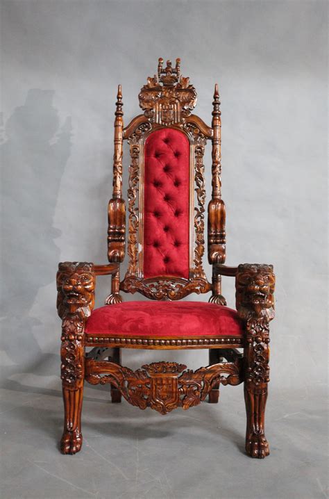 Medieval King Throne Chair