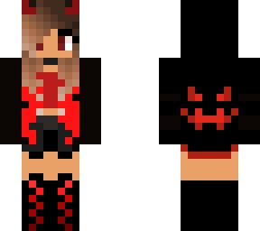 cute halloween girl | Minecraft Skin