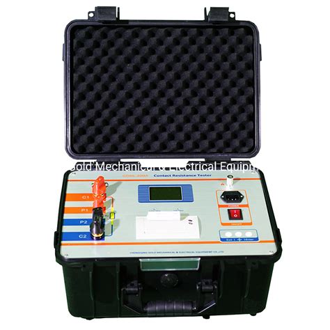 100A 200A Circuit Breaker Testing Equipment Contact Resistance Tester Micro-Ohmmeter - China ...
