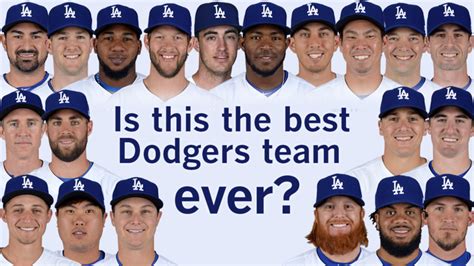 This isn’t the best Dodgers team ever — but it’s still pretty great - Los Angeles Times