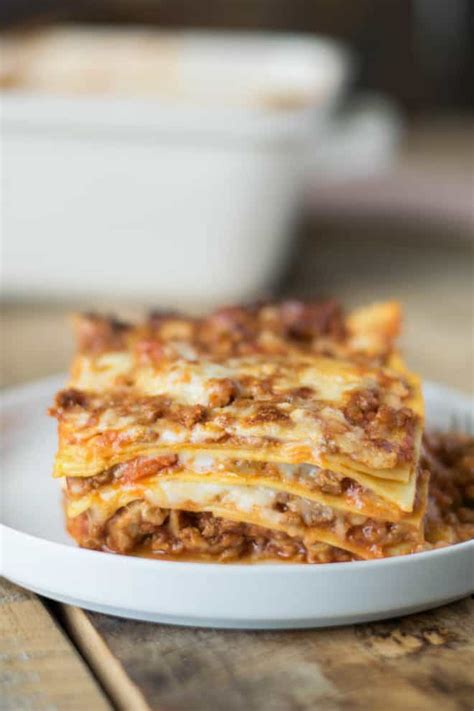 Lasagna Bolognese - Culinary Ginger