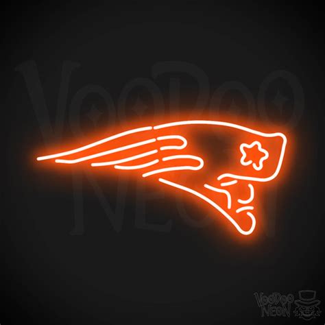 New England Patriots Neon Sign | New England Patriots Sign | Neon Patriots Logo Wall Art ...