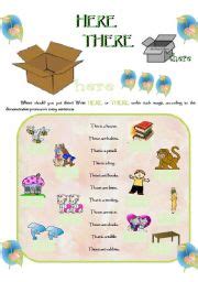 HERE-THERE - ESL worksheet by domnitza