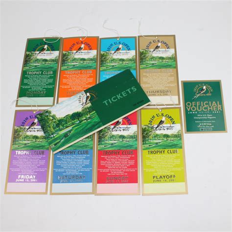 Lot Detail - Lot of Three Sets of US Open Tickets - 1994, 2001, & 2003