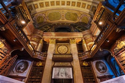 Premium Photo | Interior of austrian national library