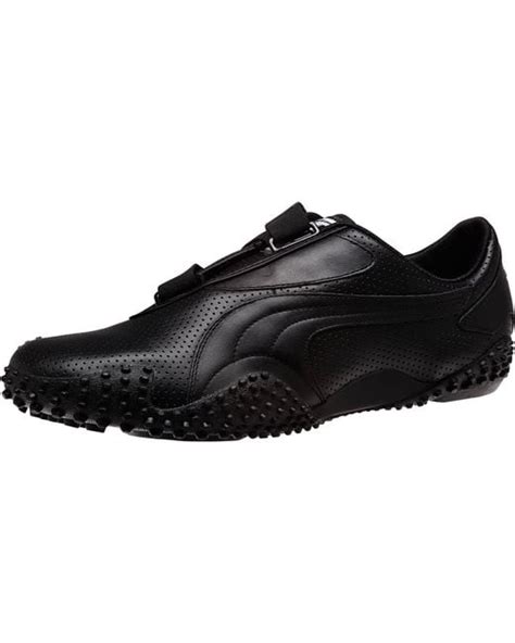 Puma Mostro Perf Leather in Black for Men | Lyst