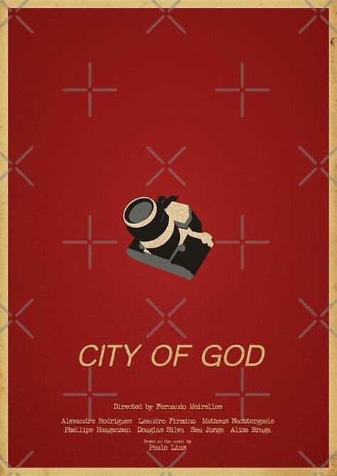 "City Of God - Minimalist Movie Poster" Posters by WASABISQUID | Redbubble