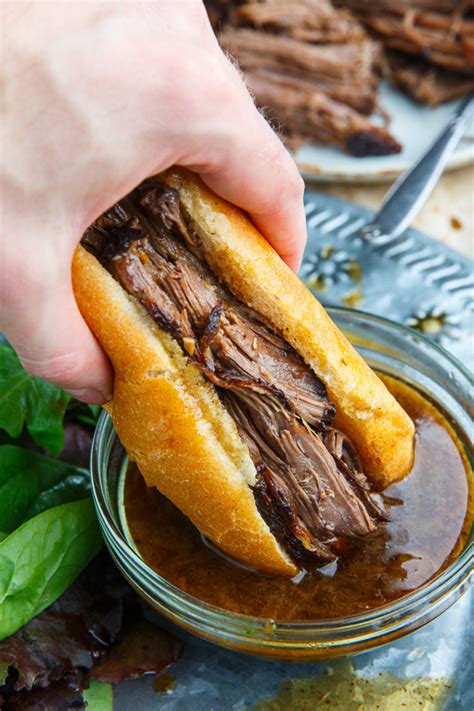 Slow Cooker Roast Beef French Dip Sandwich Recipe on Closet Cooking