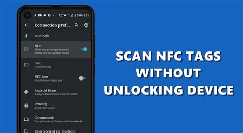 How to scan NFC tags without unlocking your device - DroidViews