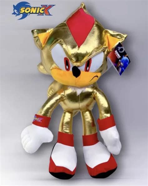 SONIC THE HEDGEHOG Plush 15.75” Super Shadow From Mexico $49.00 - PicClick