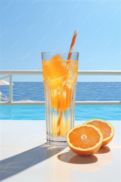 Premium AI Image | lemon cool drink