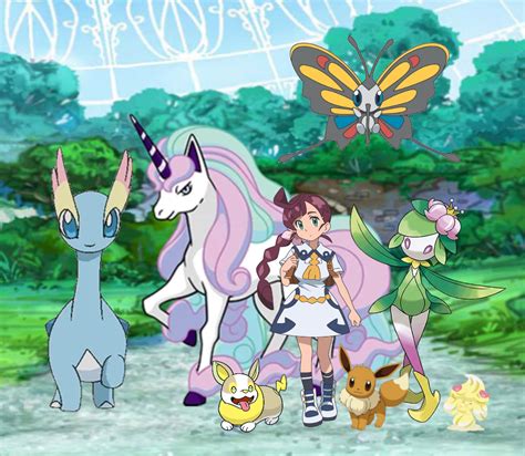 Chloe and her Pokemon Team by WillDinoMaster55 on DeviantArt