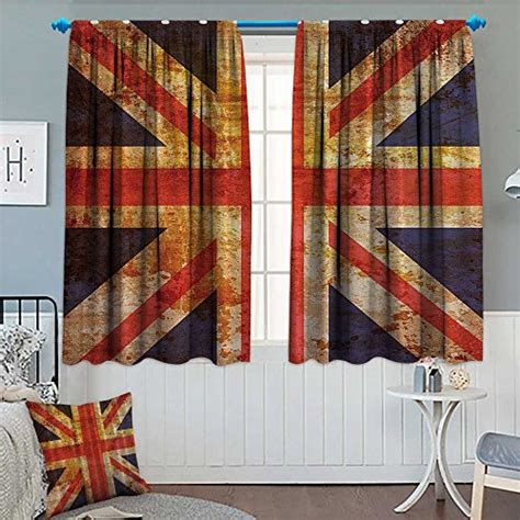 Compare Price: british flag window curtains - on StatementsLtd.com