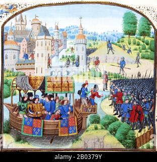 Death of Wat Tyler, The Peasants' Revolt, 1381 Stock Photo - Alamy