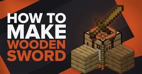 How to Make a Wooden Sword in Minecraft