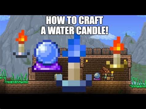 How To Craft A Water Candle In Terraria! - YouTube