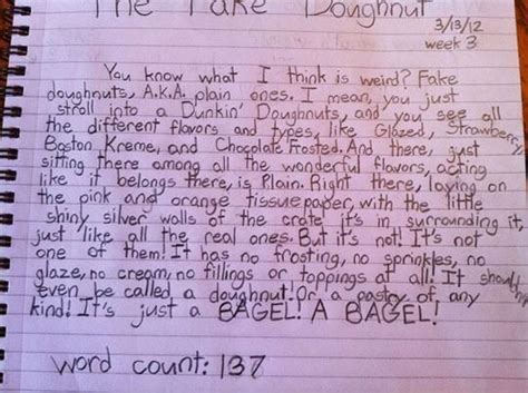 Hilarious, clever descriptive paragraph by this 12 year old :) | Rire ...