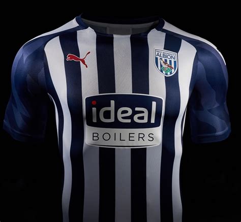 West Bromwich Albion 2019/20 PUMA Home Kit - FOOTBALL FASHION