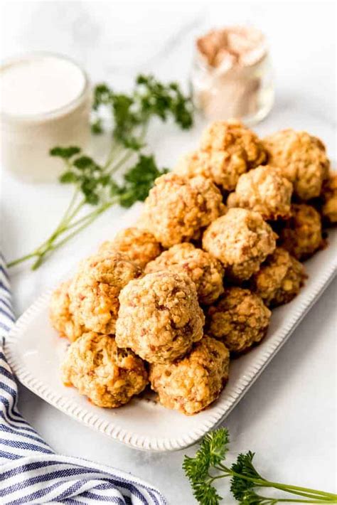 Bisquick Sausage Balls Recipe - House of Nash Eats