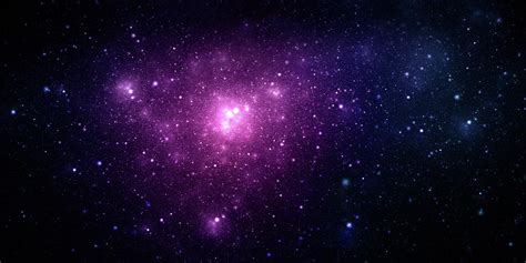 A Beautiful Purple Nebula In Space by Sololos