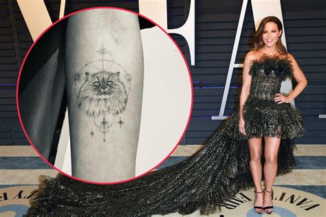 Kate Beckinsale pays tribute to her beloved cat with new tattoo