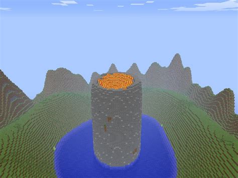 Volcano island Minecraft Project