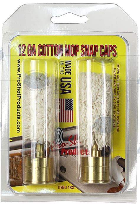 Pro-Shot 12 Gauge Snap Caps w/Cotton Mop 2-Pack (12SC) - Able Ammo