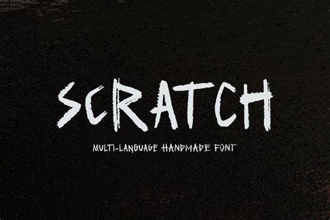 20+ Best Scratch Fonts for a Rough & Scratchy Look