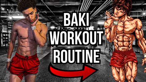 The ultimate Baki Hanma workout routine (at home) - YouTube